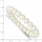 Freshwater Pearl Stretch Bracelet For Women White Genuine Pearls With Crystal Beads 3