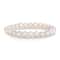 Freshwater Pearl Stretch Bracelet For Women White Genuine Pearls With Crystal Beads 0