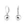 Sterling Silver Leverback Ball Earrings Drop Dangle 18k GoldRose Gold Plated 0