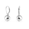 Sterling Silver Leverback Ball Earrings Drop Dangle 18k GoldRose Gold Plated 5