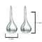Solid Sterling Silver Classic Puffed Teardrop Hook Dangle Earrings Rhodium Plated Women Timeless Je 2