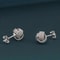 Sterling Silver Love Knot Diamond Cut Stud Earrings For Women AntiTarnish Jewelry Ideal Gift For We 1