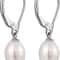 Freshwater Pearls Earrings Sterling Silver Drop Hook Lever Back 3