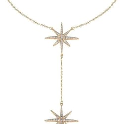 stunning gold plated cz starburst pendant necklace for women, elegant jewelry for any occasion, sparkling gold necklace