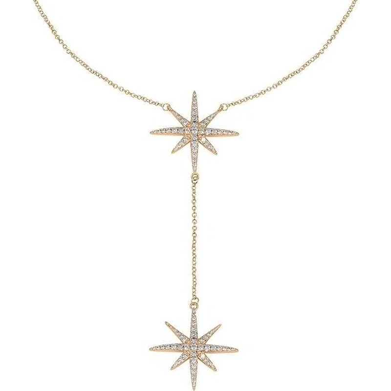 Stunning Gold Plated CZ Starburst Pendant Necklace For Women Elegant Jewelry For Any Occasion Spark 0