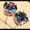Sterling Silver 6mm Round Mystic Topaz CZ Stud Earrings For Women Classic And Chic Stylish Jewelry 0