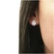 Oval Cut Halo Stud Earrings White Gold Plated Brass Swarovski Elements Crystal Jewelry For Women 3