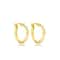 Sterling Silver Yellow Gold French Lock Hoop Earrings Hoop Stylish Earrings For Men And Women Perfe 0