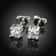 Sterling Silver CZ Stud Earrings For Men Women 6mm Round Post Studs Timeless Gift 0