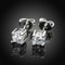 Sterling Silver CZ Stud Earrings For Men Women 6mm Round Post Studs Timeless Gift 0