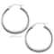 Sterling Silver French Lock Hoop Earrings Stamped Unisex Design 4
