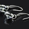 Gold Plated Earrings For Women White Gold CZ Crystal Drop Dangle Hypoallergenic Fish Hook Earrings 3