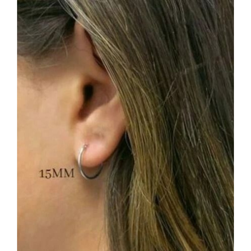 Sterling Silver Hoop Earrings For Women 3 Pack Set Elegant Design Lead And NickelFree Jewelry 1