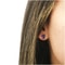Stunning Oval Cut Sterling Silver Stud Earrings CTTW Lab Created Sapphire Stones September Birthsto 3