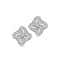 Love Forever Elegant Crystal Sterling Silver Women Jewelry Ear Stud Earrings 5