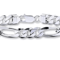 Solid Sterling Silver Figaro Chain Bracelet Link Style With Lobster Clasp For Men Women 0