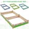 Raised Garden Bed Kit Wooden Planter Box For Outdoor Use Grow Vegetables Flowers Herbs NonToxic Fi 5