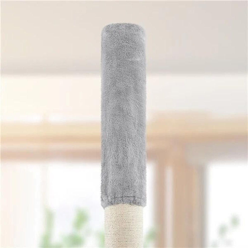 Adjustable FloortoCeiling Cat Tree Tower Condo Scratching Posts For SmallMedium Cats 4