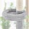 Adjustable FloortoCeiling Cat Tree Tower Condo Scratching Posts For SmallMedium Cats 5