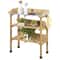 Potting Bench Table Outdoor Garden Work Station Natural Wood Workbench Perfect For Planting And Too 0