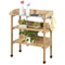 Potting Bench Table Outdoor Garden Work Station Natural Wood Workbench Perfect For Planting And Too 0