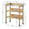 Potting Bench Table Outdoor Garden Work Station Natural Wood Workbench Perfect For Planting And Too 3
