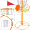 Flying Disc Golf Practice Basket Portable Disc Golf Basket Durable Outdoor Orange Target 4