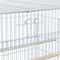 Cages For Parakeets Flight Bird Cage Lovebirds Canaries Breeding Cage White Durable With Casters A 4