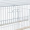 Cages For Parakeets Flight Bird Cage Lovebirds Canaries Breeding Cage White Durable With Casters A 4