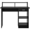 Compact Home Office Desk With Keyboard Tray Modern Desk Workstation Storage And Adjustable Shelf Or 1