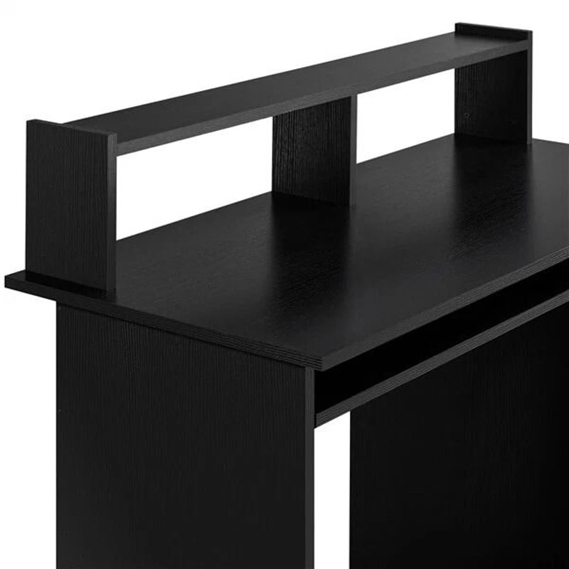 Compact Home Office Desk With Keyboard Tray Modern Desk Workstation Storage And Adjustable Shelf Or 3