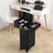 Makeup Train Case Professional Large Capacity Trolley With Strap Aluminum Rolling Makeup Case 1