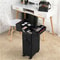 Makeup Train Case Professional Large Capacity Trolley With Strap Aluminum Rolling Makeup Case 1