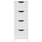 Free Standing Bathroom Floor Cabinet Storage Organizer With Drawers Multifunctional Cabinet For Hom 0