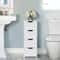 Free Standing Bathroom Floor Cabinet Storage Organizer With Drawers Multifunctional Cabinet For Hom 2