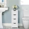 Free Standing Bathroom Floor Cabinet Storage Organizer With Drawers Multifunctional Cabinet For Hom 2
