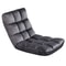 Folding Lounge Chair With Back Support Adjustable Padded Floor Chair Gray Floor Sofa For Gaming 0