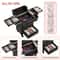 Large Makeup Train Case With Drawers Professional Aluminum Travel Cosmetic Case Rolling Organizer F 2