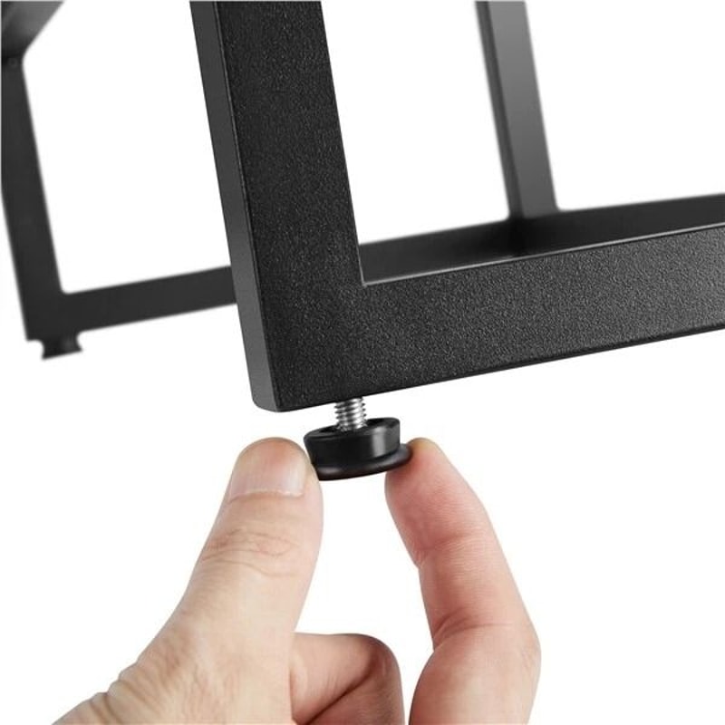 Tempered Glass Console Table Modern Design For Entryway Hallway Porch Kitchen Sturdy Black Metal Fr 10