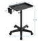 Aluminum Rolling Adjustable Salon Tray Trolley Cart Premium Height Adjustable Easy Mobility For Sal 1