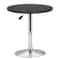 Adjustable Swivel Bar Table Modern Round Black Counter Height Table For Kitchen Dining 0