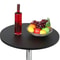 Adjustable Swivel Bar Table Modern Round Black Counter Height Table For Kitchen Dining 11