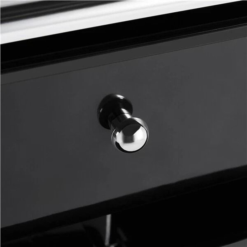 Drawer Rolling Storage Cart With Tier Shelf Black Utility Organizer Cart 12