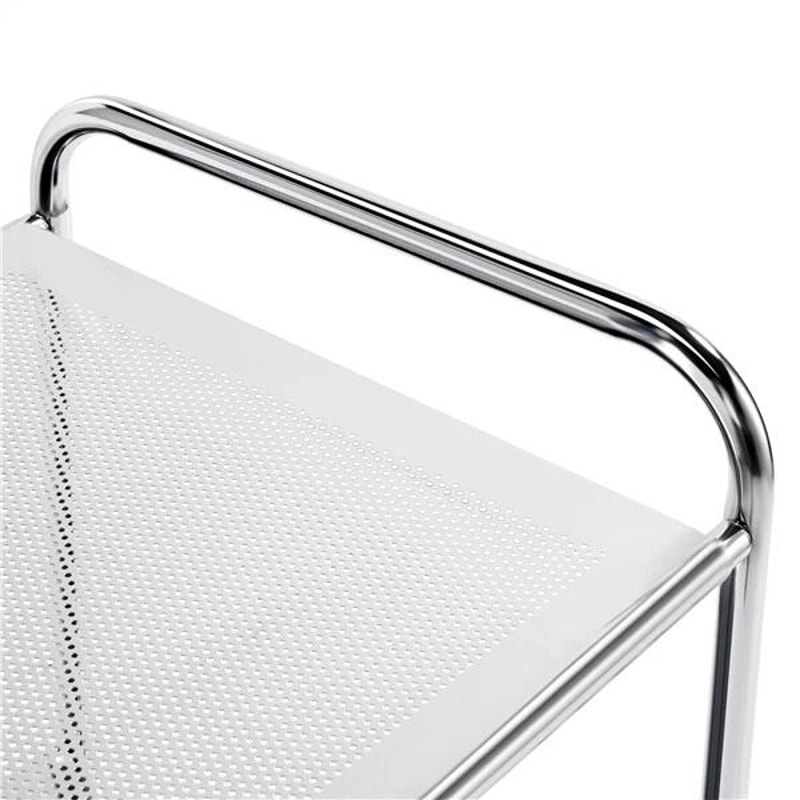 Drawer Rolling Storage Cart With Tier Shelf Black Utility Organizer Cart 18