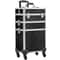 Rolling Makeup Train Case With Detachable Compartments And Detachable Wheels 12