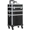 Rolling Makeup Train Case With Detachable Compartments And Detachable Wheels 12
