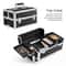 Rolling Makeup Train Case With Detachable Compartments And Detachable Wheels 15