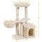 Plush Cat Tree With CondoNestPlatform For Indoor Kittens Cozy Cat Furniture 1