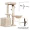 Plush Cat Tree With CondoNestPlatform For Indoor Kittens Cozy Cat Furniture 8