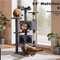 Multilevel Cat Tree Tower Condo With Scratching Posts And Perches Dark Gray 2
